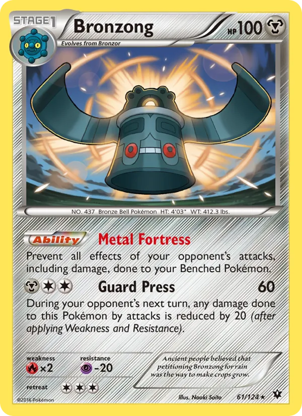 Bronzong #61 – Fates Collide card
