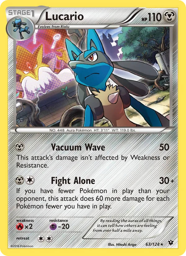 Lucario #63 – Fates Collide card