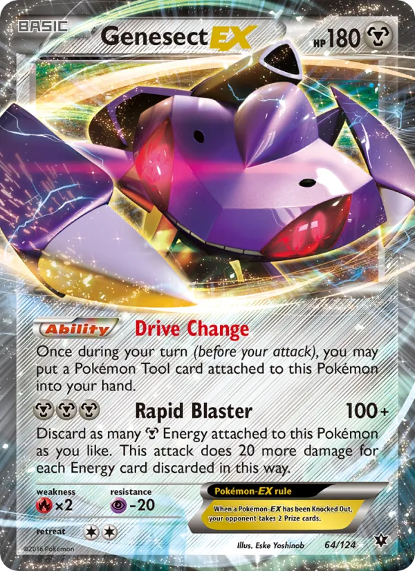 Genesect EX #64 – Fates Collide card