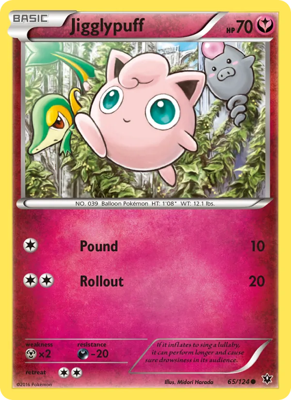 Jigglypuff #65 – Fates Collide card