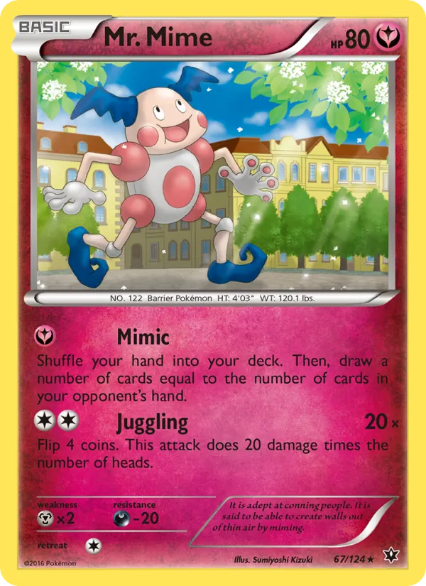Mr. Mime #67 – Fates Collide card
