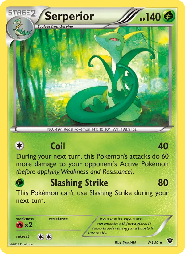 Serperior #7 – Fates Collide card