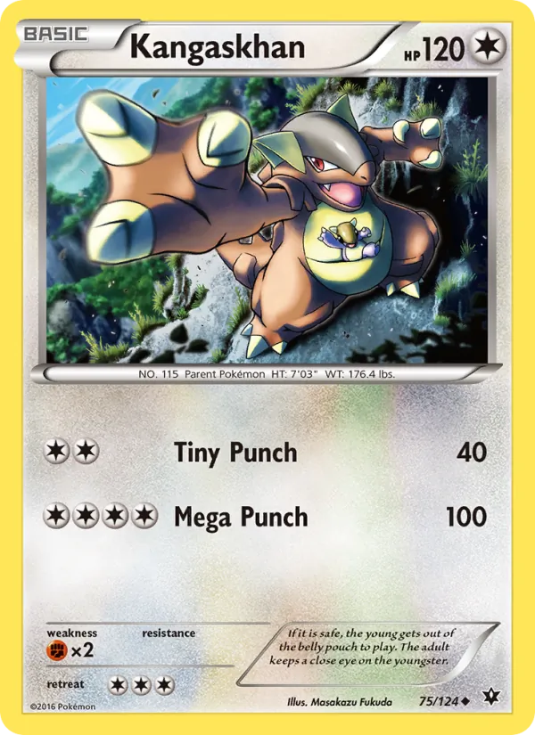 Kangaskhan #75 – Fates Collide card