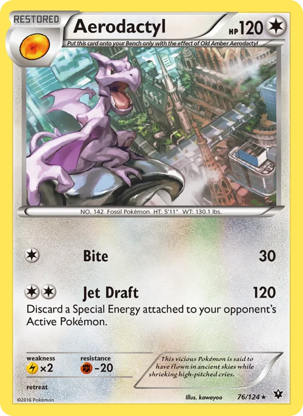Aerodactyl #76 – Fates Collide card