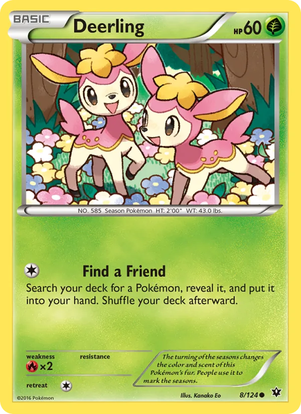 Deerling #8 – Fates Collide card