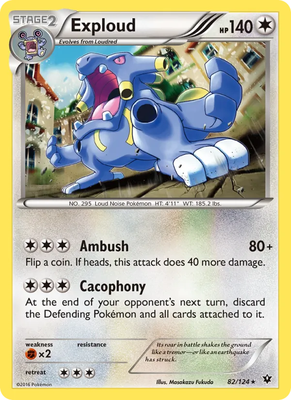 Exploud #82 – Fates Collide card