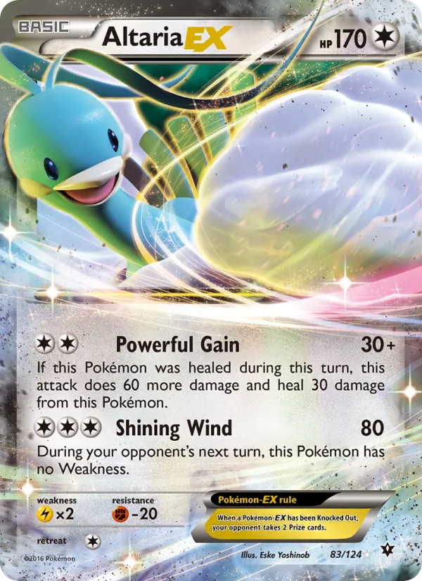 Altaria EX #83 – Fates Collide card