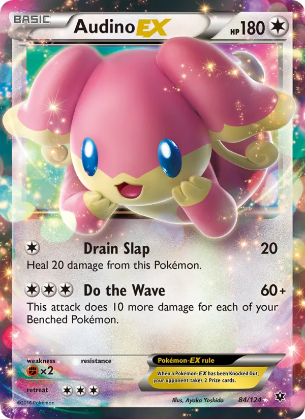 Audino EX #84 – Fates Collide card