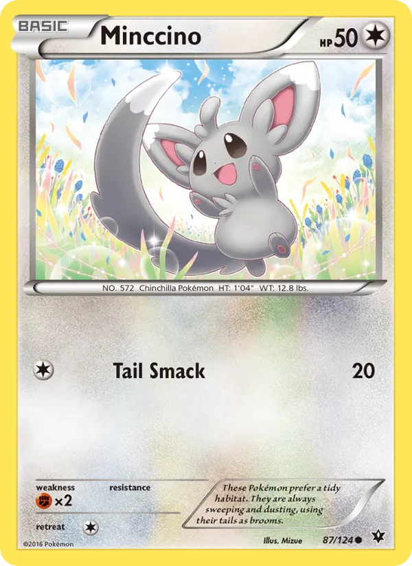 Minccino #87 – Fates Collide card
