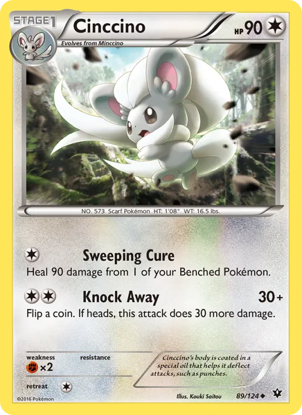 Cinccino #89 – Fates Collide card