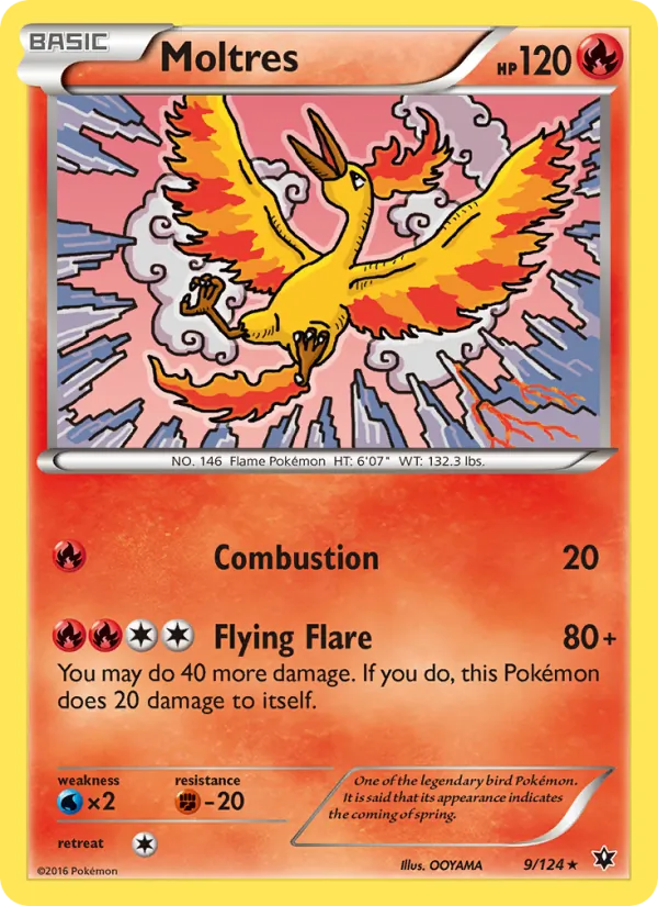 Moltres #9 – Fates Collide card
