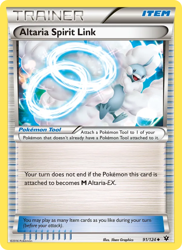 Altaria Spirit Link #91 – Fates Collide card