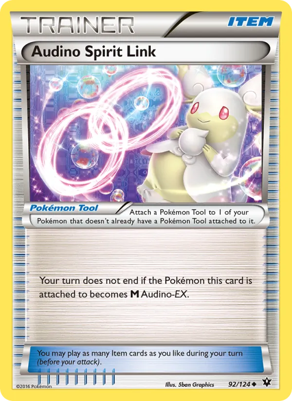 Audino Spirit Link #92 – Fates Collide card