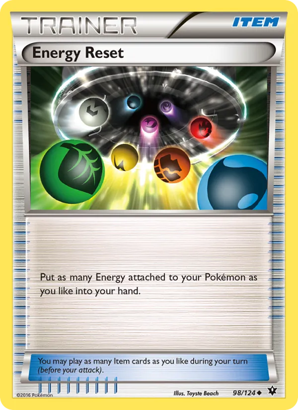 Energy Reset #98 – Fates Collide card