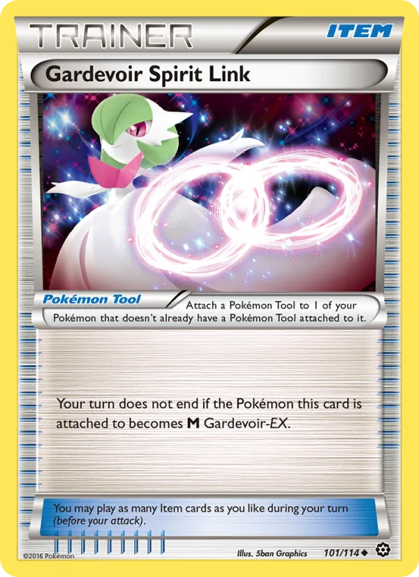 Gardevoir Spirit Link #101 – Steam Siege card
