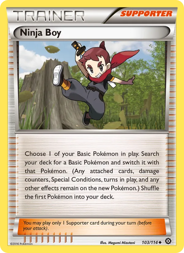 Ninja Boy #103 – Steam Siege card