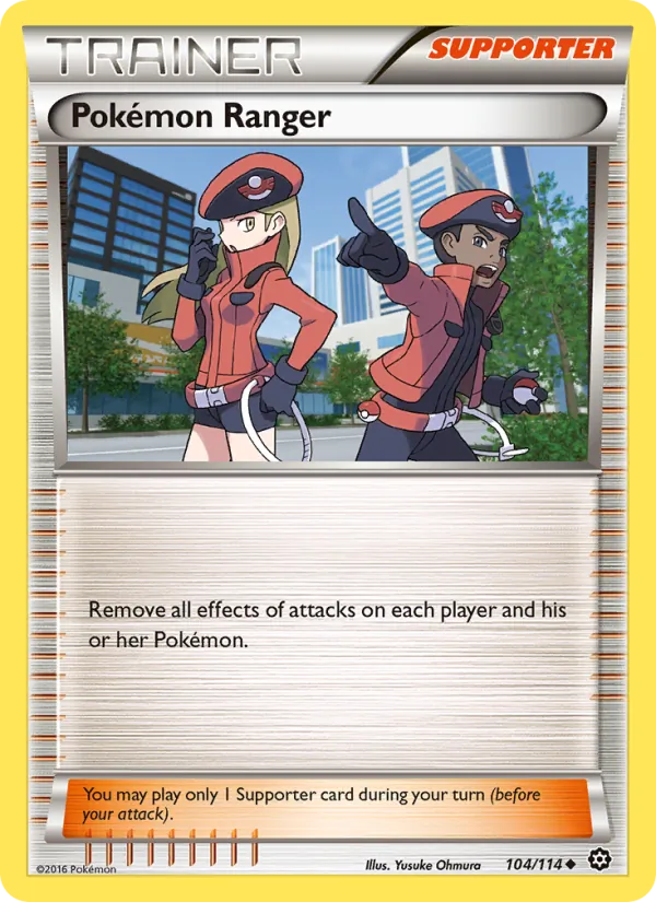 Pokémon Ranger #104 – Steam Siege card