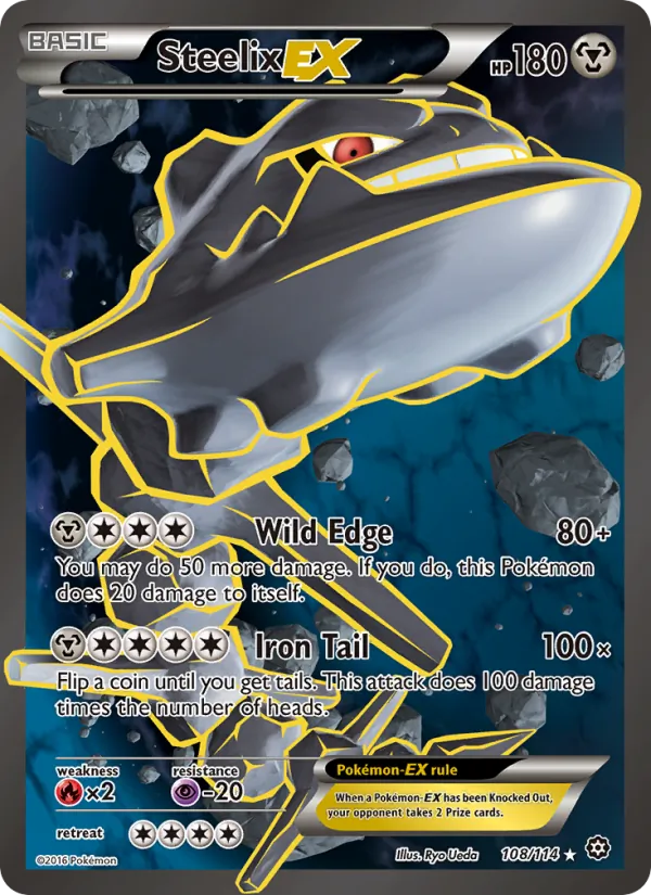 Steelix EX #108 – Steam Siege card