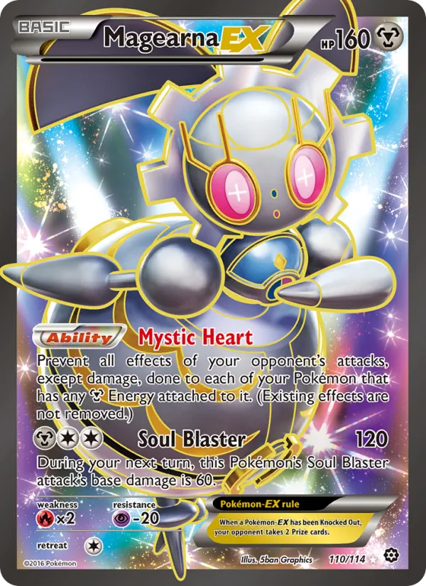 Magearna EX #110 – Steam Siege card