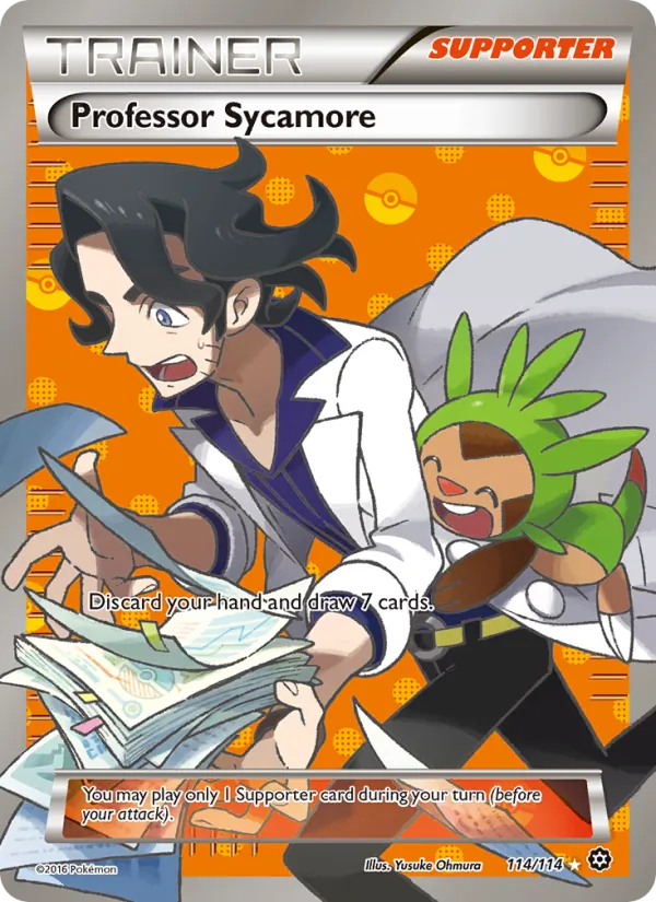 Professor Sycamore #114 – Steam Siege card
