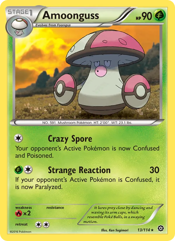 Amoonguss #13 – Steam Siege card