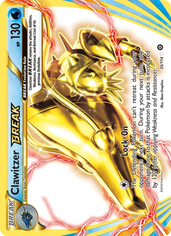 Clawitzer BREAK #35 – Steam Siege card