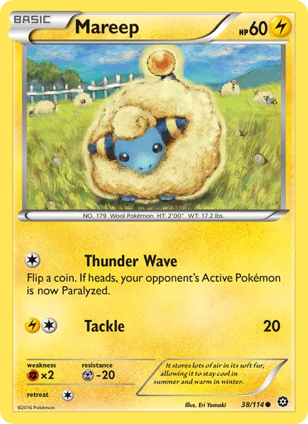 Mareep #38 – Steam Siege card