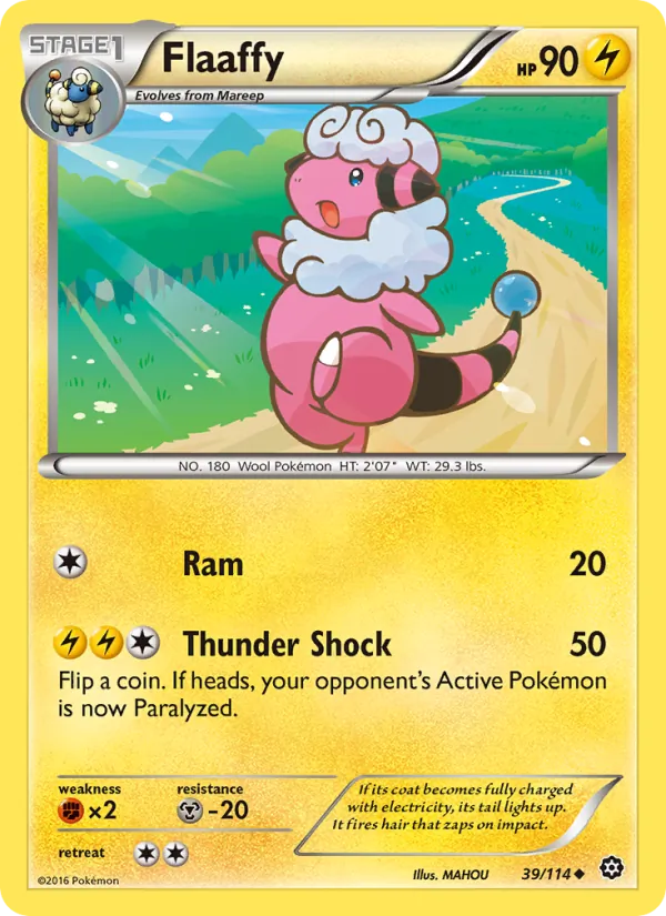 Flaaffy #39 – Steam Siege card