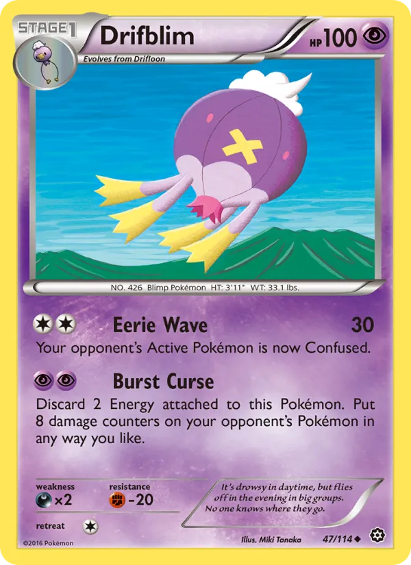 Drifblim #47 – Steam Siege card