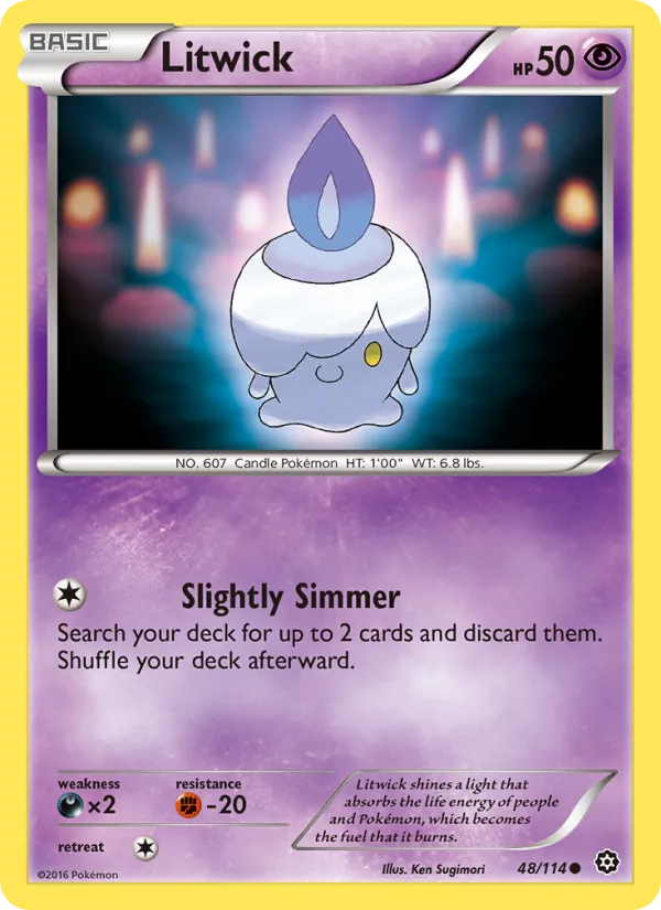 Litwick #48 – Steam Siege card