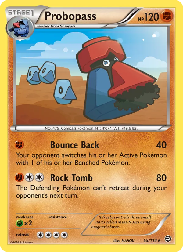 Probopass #55 – Steam Siege card