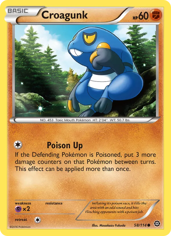 Croagunk #58 – Steam Siege card