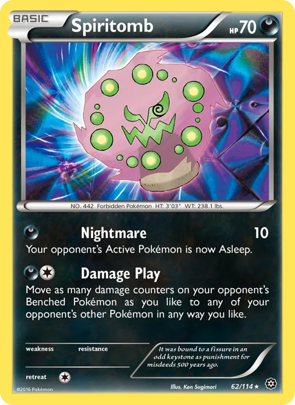 Spiritomb #62 – Steam Siege card
