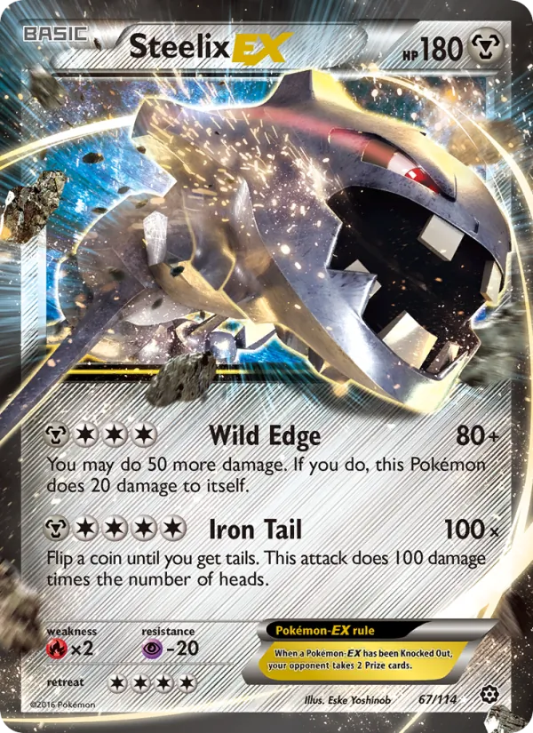 Steelix EX #67 – Steam Siege card