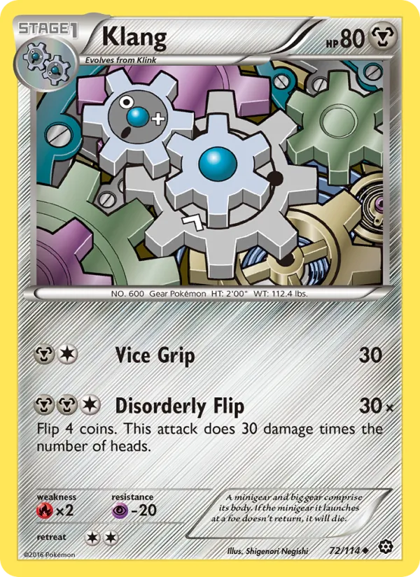 Klang #72 – Steam Siege card