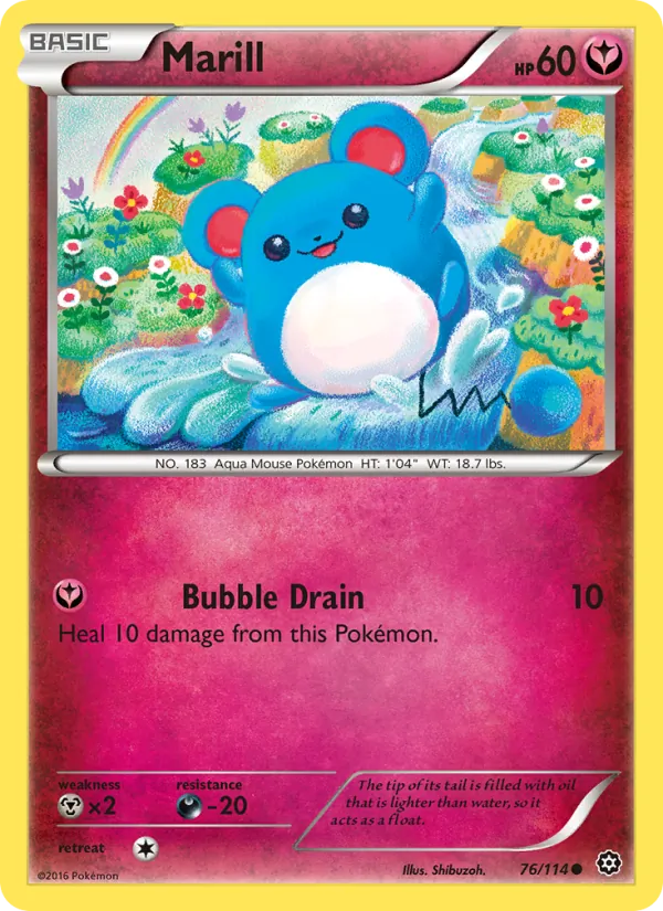 Marill #76 – Steam Siege card