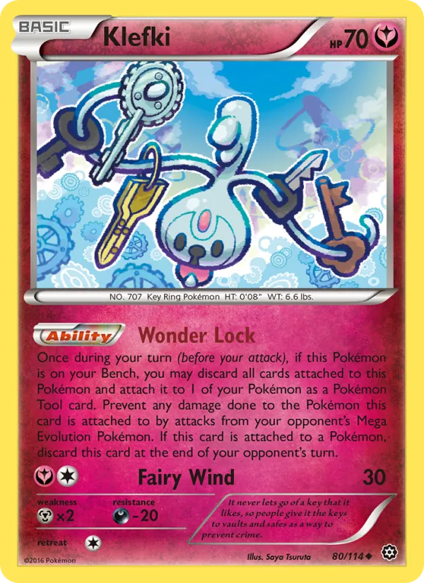 Klefki #80 – Steam Siege card