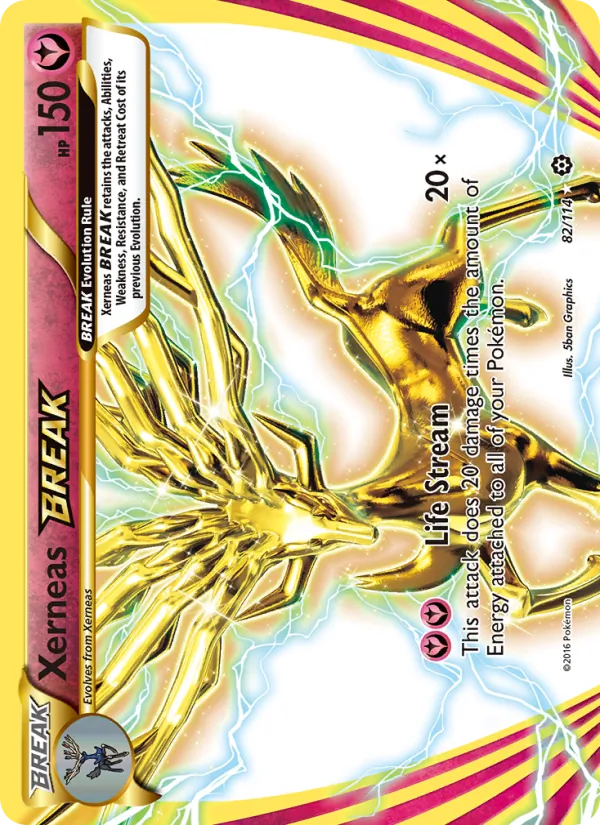 Xerneas BREAK #82 – Steam Siege card