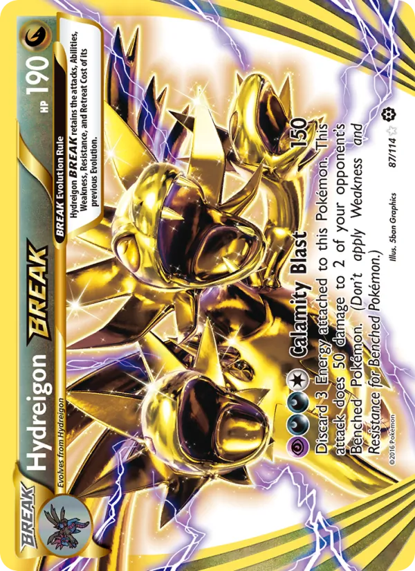 Hydreigon BREAK #87 – Steam Siege card