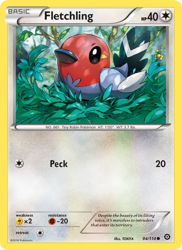 Fletchling #94 – Steam Siege card
