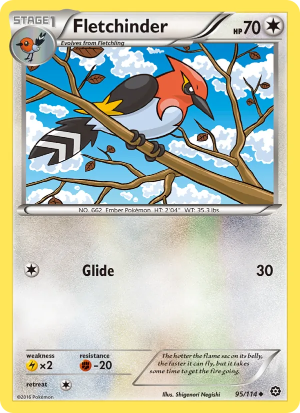 Fletchinder #95 – Steam Siege card