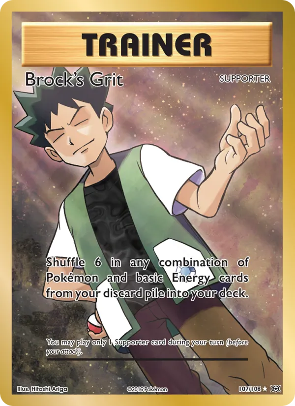 Brock's Grit #107 – Evolutions card