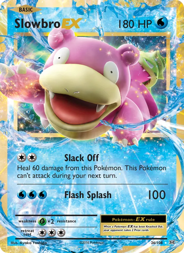 Slowbro EX #26 – Evolutions card