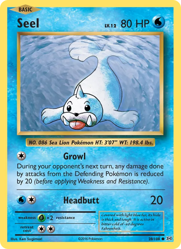 Seel #28 – Evolutions card