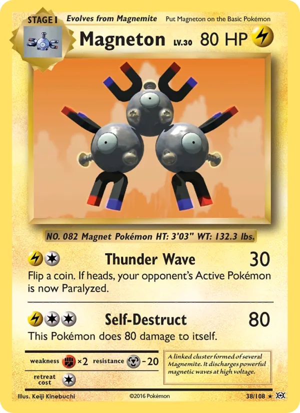 Magneton #38 – Evolutions card