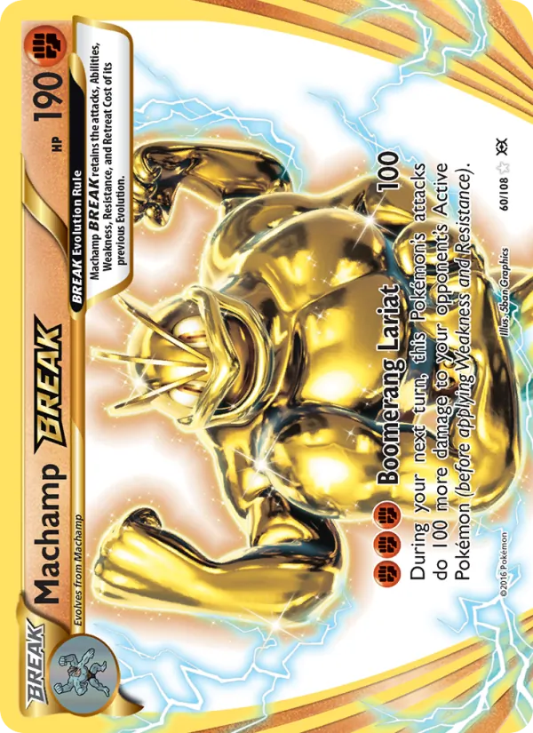 Machamp BREAK #60 – Evolutions card