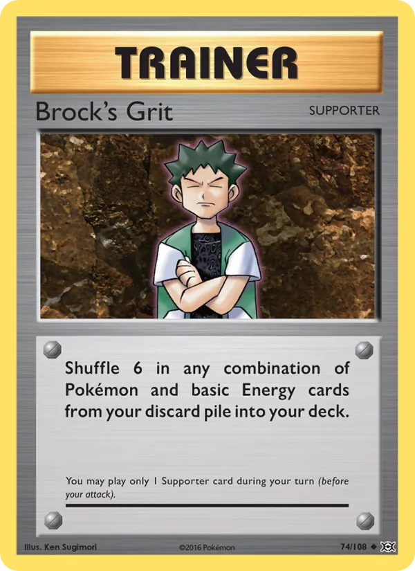 Brock's Grit #74 – Evolutions card