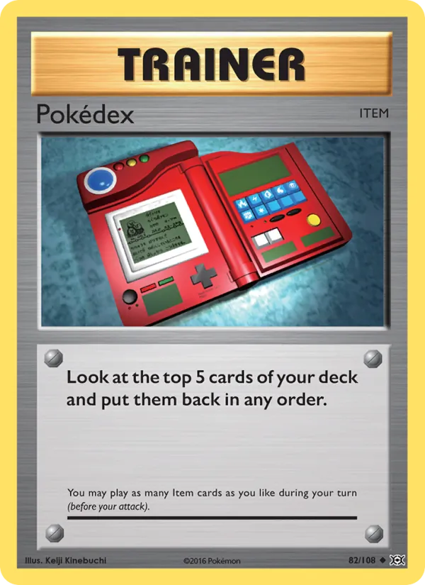 Pokédex #82 – Evolutions card