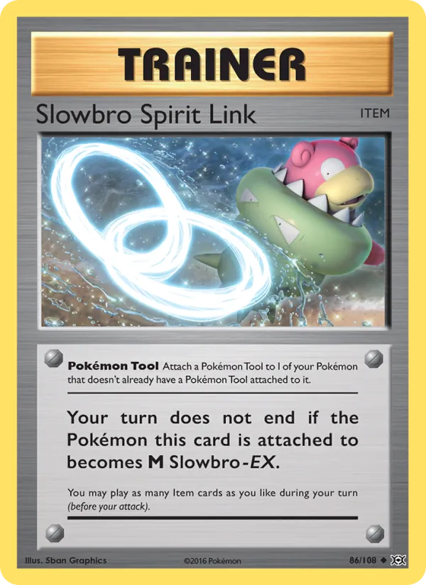 Slowbro Spirit Link #86 – Evolutions card