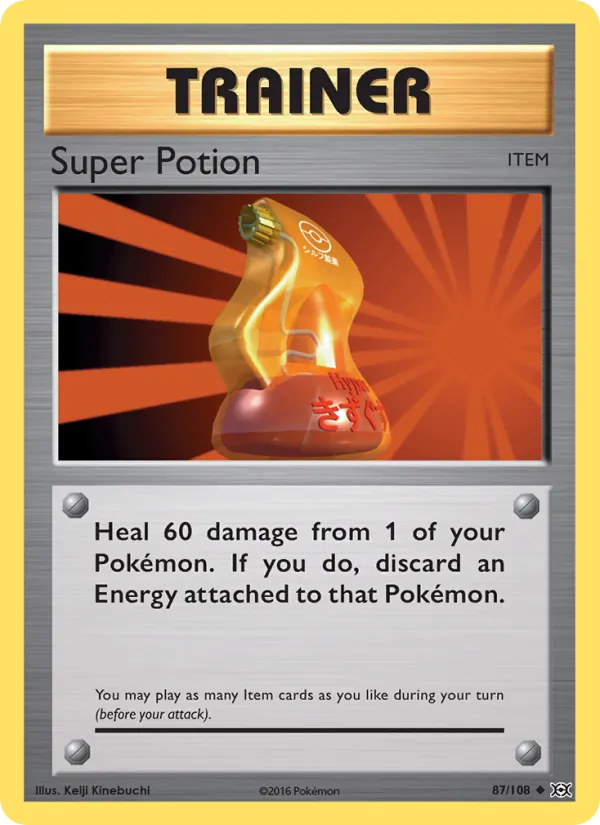 Super Potion #87 – Evolutions card